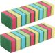Sorbo Nedac Sorbo Mascot B.V. (Dayes) Schuursponsjes - huishoudsponsjes - 9 cm - 80x stuks - gekleurd