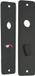 Starx WC-Schild - Kortschild met WC-Slot (WC63/8) - Aluminium - Zwart