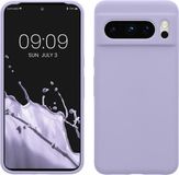 kwmobile telefoonhoesje geschikt voor Google Pixel 8 Pro - Hoesje met siliconen coating - Smartphone case in lavendel