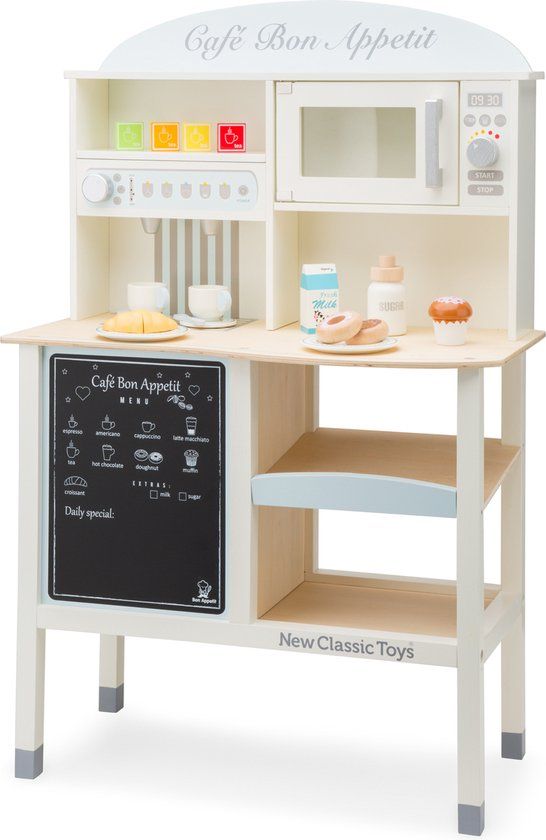 New Classic Toys Grand Café - Wooden Toy Shop with Accessories