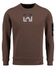 Key Largo Sweatshirt 'ELECTION' bruin / zwart / wit
