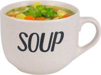 Cosy & Trendy Soepkom - creme wit - 11 cm - 510 ml
