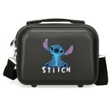 Joumma Disney Stitch Cute aanpasbaar, zwart, 29 x 21 x 15 cm, stijf, ABS, 9,14 l, 0,8 kg, Zwart, Aanpasbaar