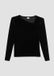 s.Oliver T-Shirt Vrouwen Zwart Polyester Korte Mouw V-hals Effen Aansluitend 158/164