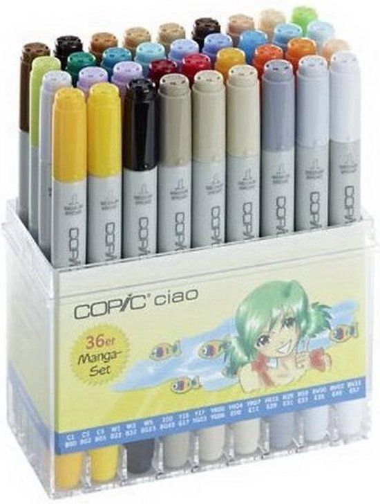 Copic Ciao Marker Set - Manga - 36 stuks