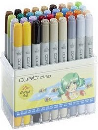 Copic Ciao Copic Ciao set 36 kleuren manga