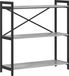 vidaXL Boekenplank 80 x 30 x 85 cm Bewerkt hout Grijs sonoma