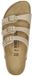 Birkenstock FLORIDA SANDCASTLE BF Dames Slippers Wit/beige Maat 40
