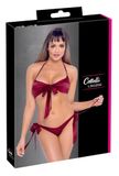 Cottelli Lingerie Set met Strikken Rood L/XL
