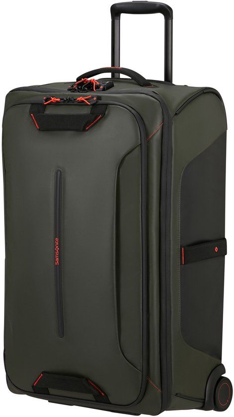 Samsonite Ecodiver Reistas met wielen dubbel frame 67 cm groen