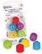 Learning Resources arc-en-ciel émotions fidget poppers - 5 pièces - Âge 3+ - Jouets sensoriels - Compétences SEL