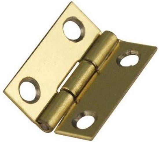 Merkloos Deltafix Sigarenkistscharnieren - 25 x 13 mm - 8 stuks