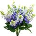 Guagb Kunstmatige nepbloemen zijde plastic plantenarrangement voor thuis binnen buiten tuin bruiloft tafel vaas decoraties faux leeuwenbek bloem, 3 boeketten (lila)