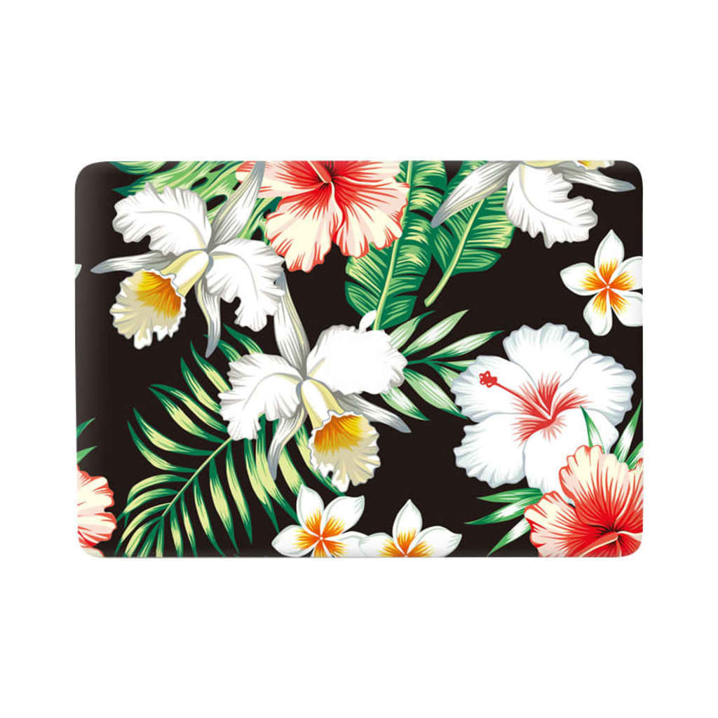 Lunso Vinyl sticker - MacBook Pro 13 inch (2016-2019) - Flower White