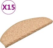 vidaXL Trapmatten - 15 stuks - 65x21 cm - Goudkleurig