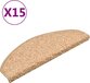 vidaXL Trapmatten - 15 stuks - 65x21 cm - Goudkleurig