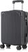 YONSLY Handbagage Koffer - 55cm - 40 L - Cijferslot - Zwart