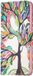 Merkloos Oppo A57 / A57s / A77 Book Case Portemonnee met Kaarthouder - Wit/Boom Print