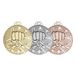 DEPICE Medaille-set/serie vechtsport vuist medailleset, 50 mm