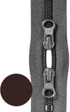 Prym Ritssluiting Kunststof 6mm grof Deelbaar Donker Bruin #881 60 cm
