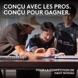 Logitech G Pro X 60 Lightspeed Clavier de jeu, Sans fil, Bluetooth, Éclairage RGB Lightsync, Blanc