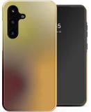 Selencia Hoesje - Geschikt voor Samsung Galaxy S25 FE - Backcover - Gradient Olive Dust