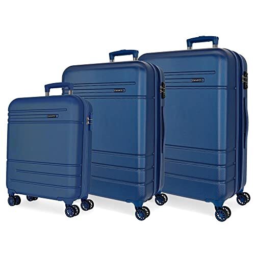 MOVOM Galaxy kofferset, grijs, 55/68/78 cm, stijve ABS-combinatiesluiting, zijkant, 217 l, 11,64 kg, 4 wielen, handbagage