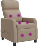 vidaXL Fauteuil Cappuccino Similicuir