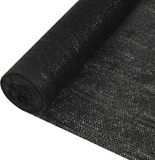 vidaXL Privacynet 195 g/m² 3,6x25 m HDPE zwart