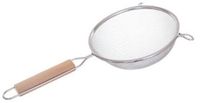 Secret de Gourmet Keukenzeefjes - 3x - 11,5-15-20 cm - RVS