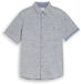 Tom Tailor - Regular fit katoenen overhemd met korte mouwen - Maat XL - navy horizontal stripe