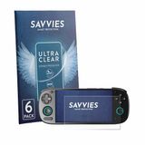 Savvies Screenprotector voor Retroid Pocket 5 - Folie Beschermfolie transparant 6 Stuks
