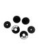 one by Camamoto Set reserveplaten met vizierbevestigingen voor helm model Gamma, compatibel, 13 x 10 x 2 cm