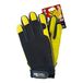 Rmechl Mechanics Gloves beschermende handschoenen, zwart-geel, L maat, 12 stuks
