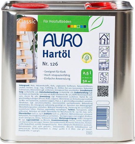 Auro Harde Olie 126 - 0.375 liter
