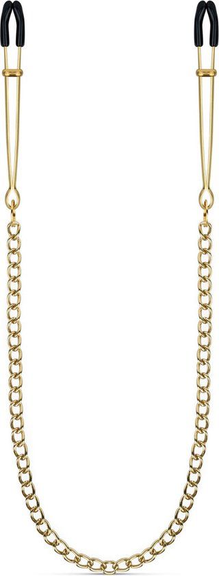 Gouden Tepelklemmen met Ketting