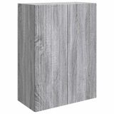 vidaXL Wandkast 66 x 34,5 x 90 cm Bewerkt hout Grijs Sonoma