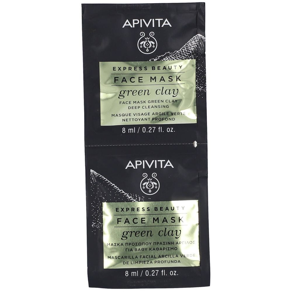 Apivita Apivita Express Beauty Face Mask Green Clay Deep Cleansing