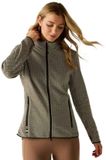 Regatta Elzie Fleece Met Volledige Rits Vrouwen Kledingmaat 40 Polyester Dark Khaki / Light Vanilla