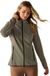 Regatta Elzie Fleece Met Volledige Rits Vrouwen Kledingmaat 40 Polyester Dark Khaki / Light Vanilla