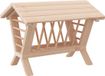 vidaXL Hooiruif voor konijnen 44x33x33 cm massief vurenhout