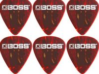 Boss Celluloid Plectrum Hard - 6 stuks - BPK-6-SMBPK-6-SH