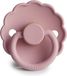 FRIGG Daisy Fopspeen Baby Pink Maat 2 (6-18 maanden)