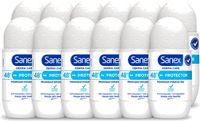 Sanex 12 x Déodorant Roll-on Dermo Protector - 53 ml - Lot économique