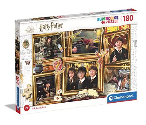 Clementoni - Harry Potter Supercolor Potter-29781, 180 stuks kinderen 7 jaar, puzzel cartoons Made in Italy, meerkleurig,