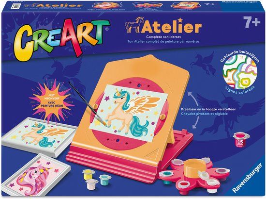 Ravensburger Creart Schilderen op Nummer Atelier Schilderset Creatief Pakket