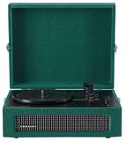 Crosley Voyager draagbare draaitafel - Bluetooth-platenspeler, 3-speed koffer vinylspeler, draaitafels voor thuis voor vinylplaten, ingebouwde stereoluidsprekers en Bluetooth-ontvanger, AUX-ingang,