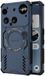 Techsuit Hoesje geschikt voor Nothing Phone (3) - ArmorMag Back Cover - Geschikt voor MagSafe - Blauw