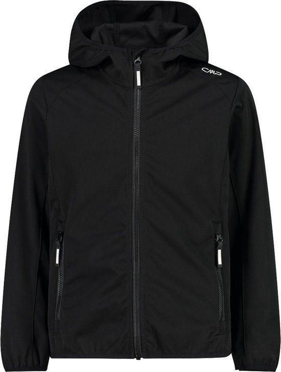 Cmp Fix Hood 39a5115 Softshelljack Zwart 6 Years Jongen