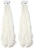 Inge Christmas Goods Guirlande - 2x - guirlande - blanc - 270 cm - guirlandes en aluminium